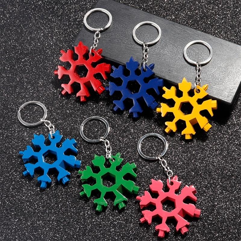 1 in 18 Snowflake Screwdriver Gadget Keychains