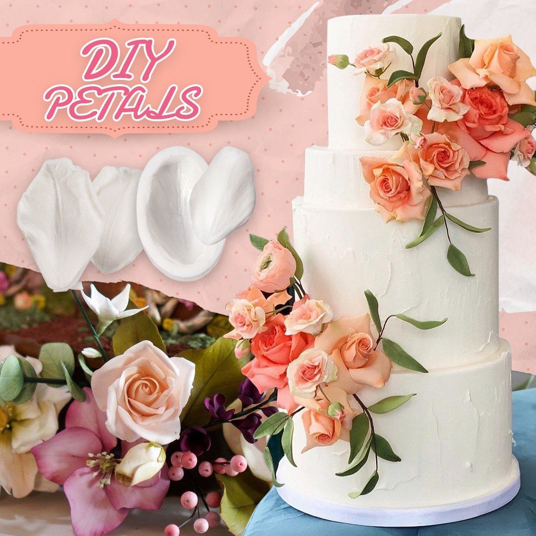 Fondant Petal Silicon Molds