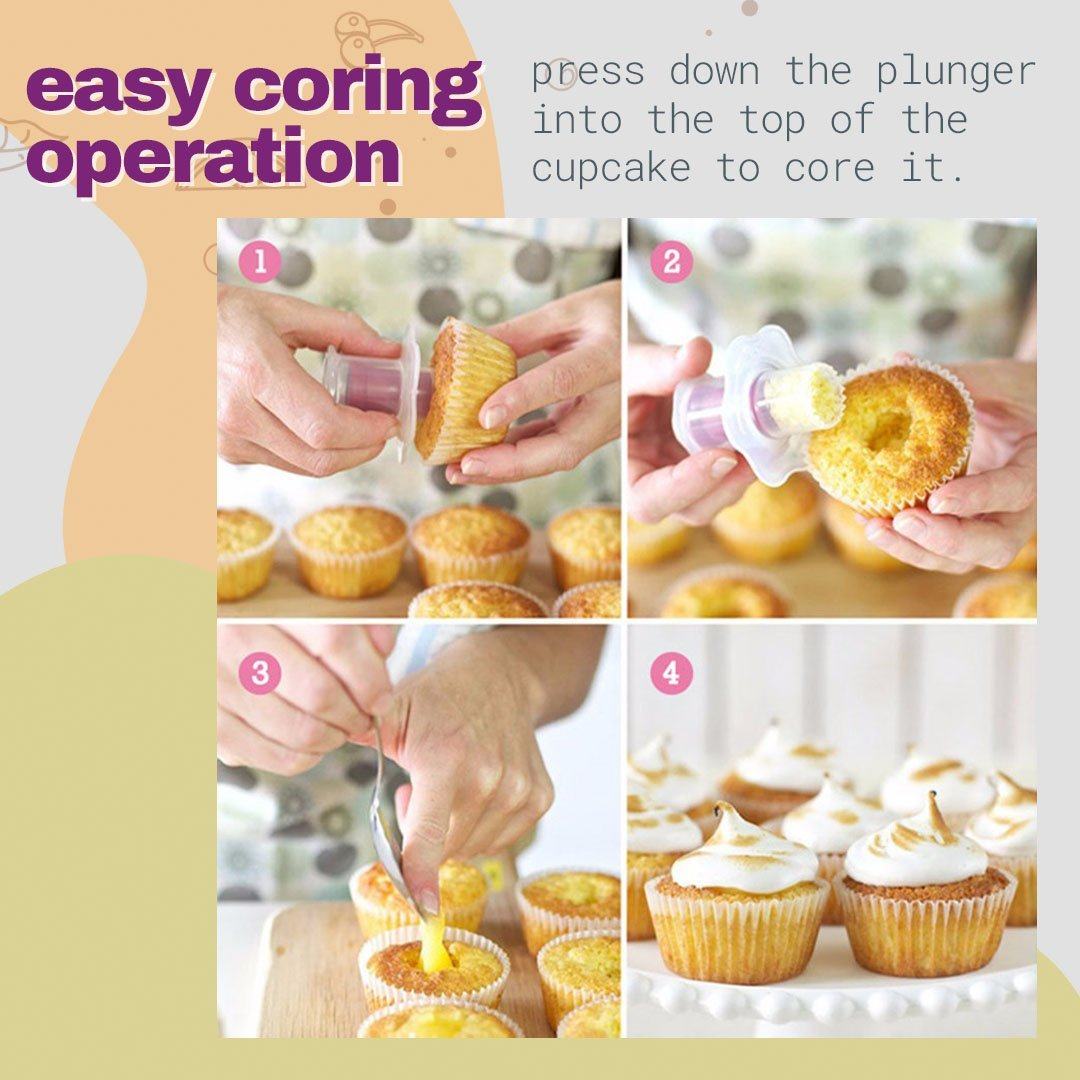 Filled Cupcake Corer Plunger Cutter