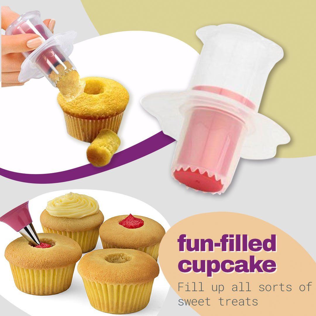 Filled Cupcake Corer Plunger Cutter