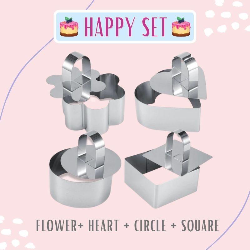 Stainless Steel 3d Round Cake Molds