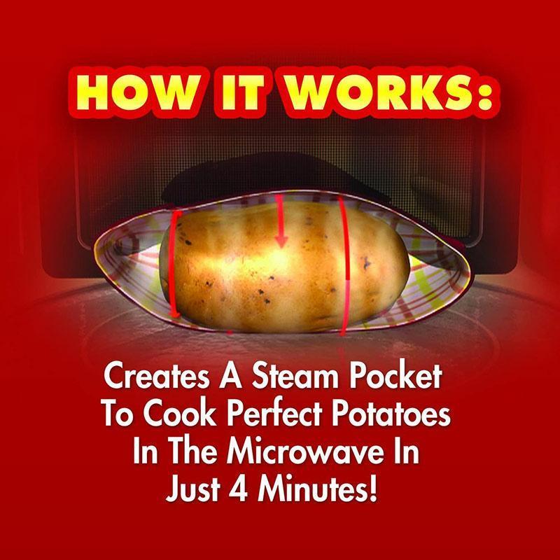 3pcs Microwave Potato Cooker Bag