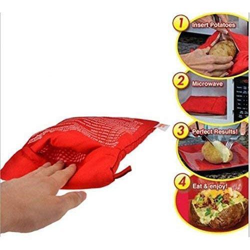 3pcs Microwave Potato Cooker Bag