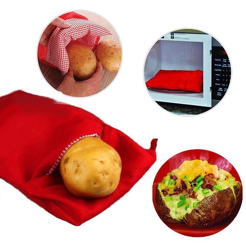 3pcs Microwave Potato Cooker Bag