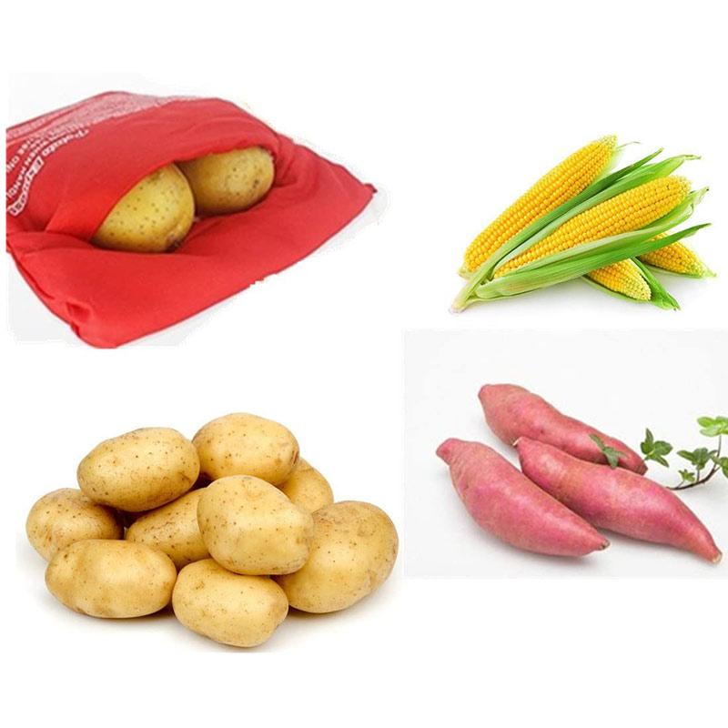 3pcs Microwave Potato Cooker Bag